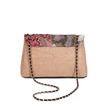 Siya Floral Sequin Burlap Chain Shoulder Flap Bags - 7 Styles watereverysunday