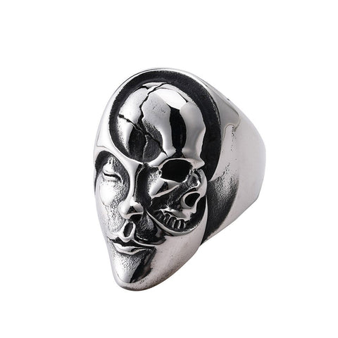 Skull Joker Mask Ring watereverysunday
