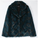 Skye Shaggy Faux Fur Short Coat