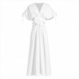 Sofia Flower Applique Maxi Dress