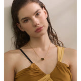 Solana Tiger’s Eye Pendant Necklace