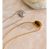 Solana Tiger’s Eye Pendant Necklace