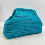 Soleil Textured Woven Clutch Bag