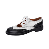 Soriano Two Tone Oxford Brogue Loafers