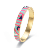 Arıya Colorful Enamel Bangle Bracelets