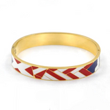 Arıya Colorful Enamel Bangle Bracelets