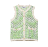 Sue Mint Green Knit Vest