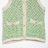 Sue Mint Green Knit Vest