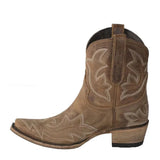 Tallulah Embroidered Western Ankle Boots