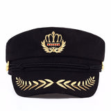 Tanya Embroidery Captain Hat - 3 Colors watereverysunday