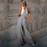 Tara Flowy Denim Overalls