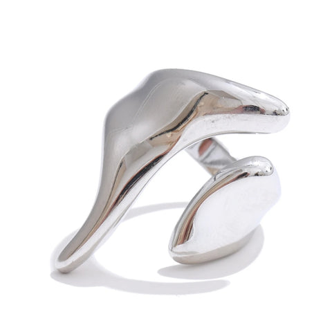 Tierry Sculptural Geometric Wrap Ring