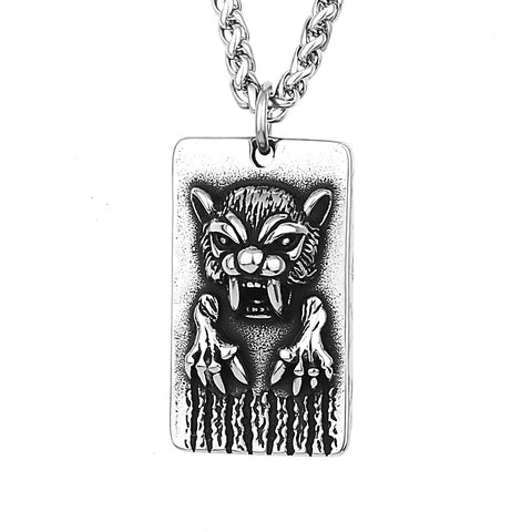 Beast Kin Tiger Toothed Tiger Beast King Necklace watereverysunday