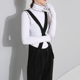 Tosi Color Contrast Tissue Turtleneck Top - 2 Colors watereverysunday