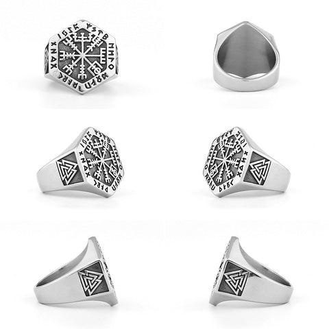 Hexagon Rune Totem Hexagon Rune Ring watereverysunday