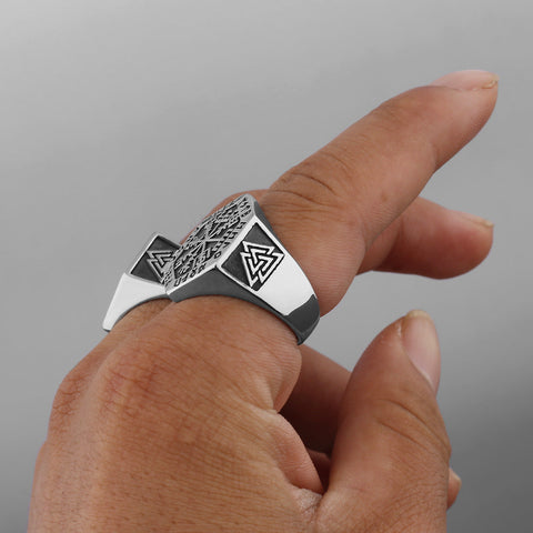 Hexagon Rune Totem Hexagon Rune Ring