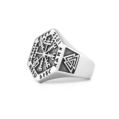 Totem Hexagon Rune Ring watereverysunday