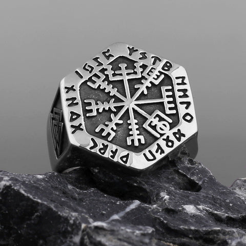 Hexagon Rune Totem Hexagon Rune Ring watereverysunday