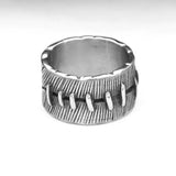 UNISEX Punk Viking Stitches Ring