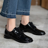 Uma Patent Leather Brogues - 3 Colors watereverysunday