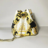 Valentina Baroque Chain Bucket Bag