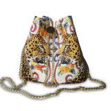 Valentina Baroque Chain Bucket Bag