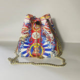 Valentina Baroque Chain Bucket Bag