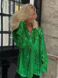 Valerie Oversized Glitter Blouses - 7 Colors watereverysunday