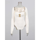 Verena Keyhole Sculpted Knit Top