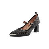Veronica Perforated MaryJane Pump