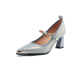 Veronica Perforated MaryJane Pump