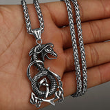 Viking Dragon Creative Necklace watereverysunday