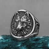 Viking Wolf Fox Animal Ring watereverysunday