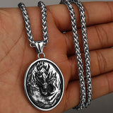 Viking Wolf Necklace watereverysunday