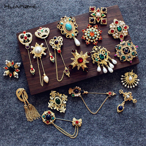 Vintage Baroque Jewel Brooches - 29 Styles watereverysunday