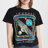 Vintage Journey Rock Graphic T Shirt watereverysunday