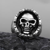 Vintage Punk Skull Head Ring watereverysunday