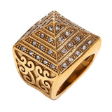 Vintage Pyramid Vine Lux Mens Ring
