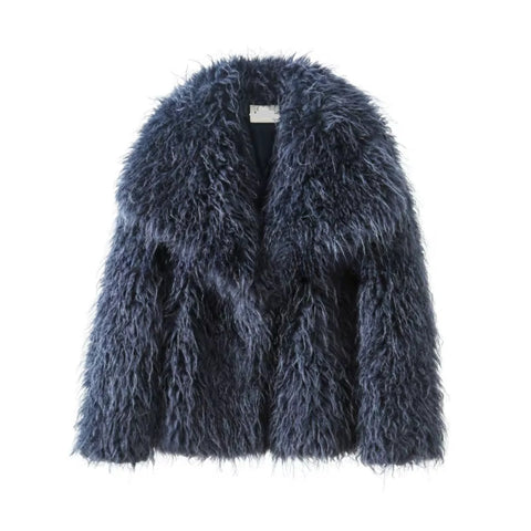 Vittoria Shaggy Faux Fur Jacket