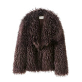 Vittoria Shaggy Faux Fur Jacket