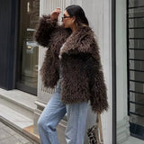Vittoria Shaggy Faux Fur Jacket