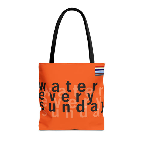 WATEREVERYSUNDAY® Basic Logo Everyday Tote - Mandarin Orange 🍊(NEW!)