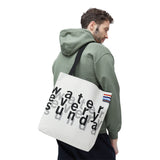 WATEREVERYSUNDAY Basic Logo Everyday Tote - Cloud Dancer (2026 Limited Edition) watereverysunday