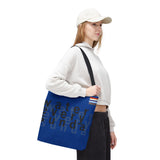 WATEREVERYSUNDAY Basic Logo Everyday Tote - Cobalt Blue watereverysunday