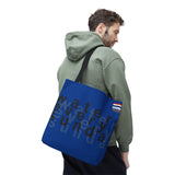 WATEREVERYSUNDAY Basic Logo Everyday Tote - Cobalt Blue watereverysunday