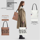 WATEREVERYSUNDAY Basic Logo Everyday Tote - Cloud Dancer (2026 Limited Edition) watereverysunday