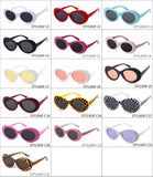 Retro Oval Acetate Sunglasses