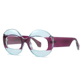 Wellia Two Tone Retro Round Sunglasses - 11 Colors watereverysunday