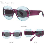 Wellia Two Tone Retro Round Sunglasses - 11 Colors watereverysunday