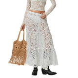 Catherina Floral Lace Maxi Skirt